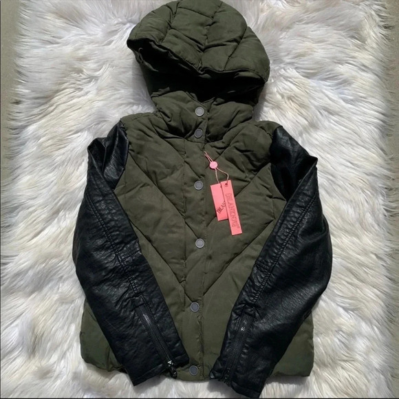 Blanck NYC Quilted Faux Leather Jacket - Picture 1 of 11